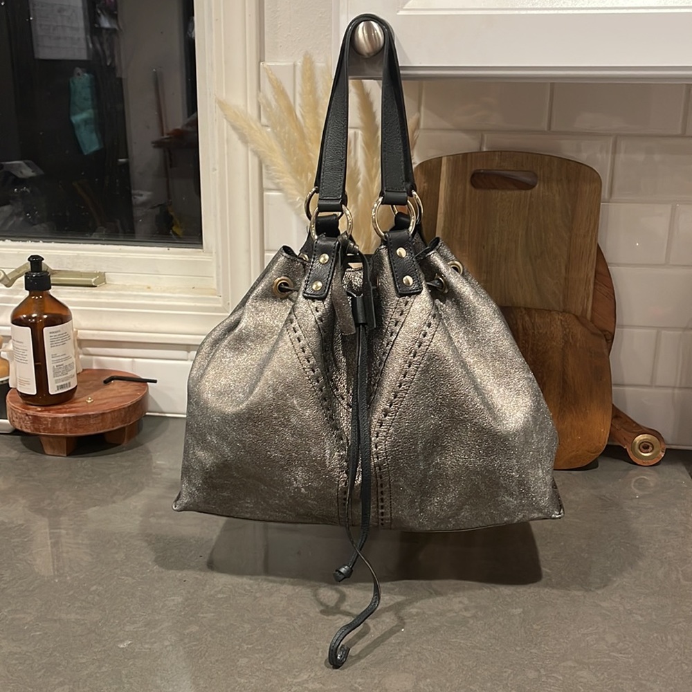 YSL Yves Saint Laurent Double Sac Y Tote Hobo